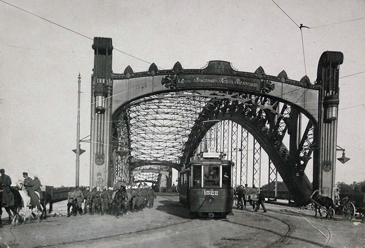 большеохтинский мост старые