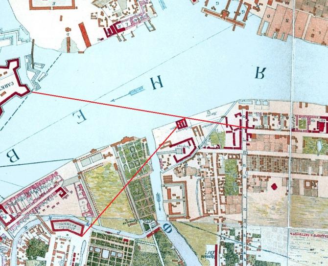 План санкт петербурга 1738 года зихгейма